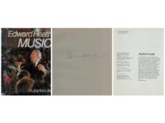 Edward Heath signed A joy for life hardback book. Signed on inside front cover. Good condition.