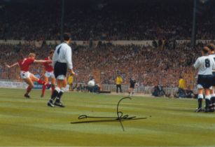 Autographed STUART PEARCE 12 x 8 Photo : Col, depicting Nottingham Forest captain STUART PEARCE