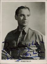 Eric Portman signed 6x4inch black and white photo. Good condition. All autographs come with a