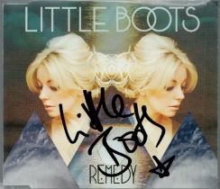 LITTLE BOOTS Singer signed 'Remedy' CD Good condition. All autographs come with a Certificate of