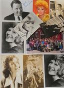 Signed photo collection, Printed and Secretarial signatures, includes Gene Kelly, Frank Sinatra,