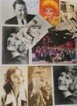 Signed photo collection, Printed and Secretarial signatures, includes Gene Kelly, Frank Sinatra,