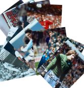 Sport collection 10 signed assorted photo`s includes some great names such as Paul Reaney, Kerry