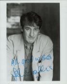 John Challis signed black & white photo 10x8 Inch. As an English actor. He had an extensive