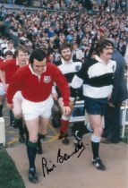 Autographed PHIL BENNETT 12 x 8 Photo : Col, depicting the British & Irish Lions captain PHIL