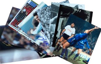 Sport collection 8 signed assorted photo`s includes some great names such as Steve Jones, Paul