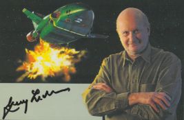 Gerry Anderson signed 6x4 colour photo. Good condition. All autographs come with a Certificate of