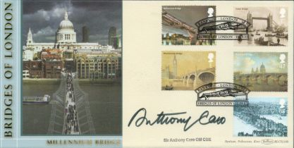 Sir Anthony Caro MBE signed Bridges of London FDC.10th September 2002 London. Good condition. All