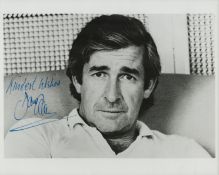 Dave Allen signed black & white photo 10x8 Inch. Was an Irish comedian, satirist, and actor. He