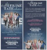 Catherine Tate signed The Catherine Tate Show West End theatre flyer. Good condition. All autographs