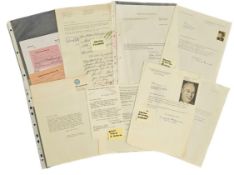 English and German dignitaries and others collection may yield good value. Official documents and