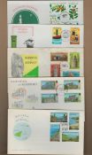 First Day cover Collection. 5 First Day Covers includes Bailiwick of Guernsey 1978 FDC Collection.