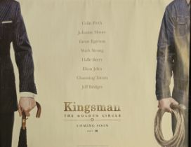Kingsman: The Golden Circle (2017) UNSIGNED Movie Poster 40x30 inch approx. Good condition. All