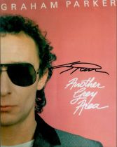 GRAHAM PARKER Singer signed 8x10 Photo. Good condition. All autographs come with a Certificate of