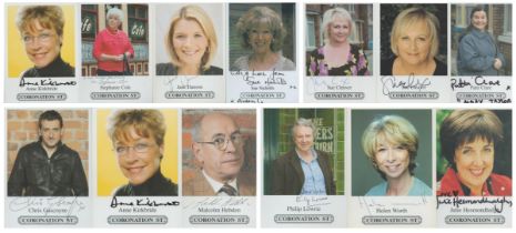 TV Coronation Street Collection of Promo photos from past and present cast, includes some great
