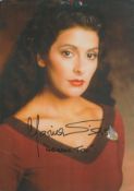 Marina Sirtis signed 12x8 colour photo. Good condition. All autographs come with a Certificate of