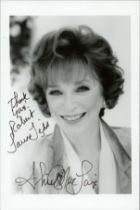Shirley Maclaine signed 6x4inch black and white photo. Dedicated Good condition. All autographs come