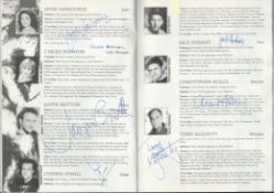 Theatre and Music programme Collection some are signed, Salisbury Playhouse Romeo and Juliet 1998