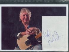 Mick Rolphs clipped signature with unsigned 6x4inch colour photo. Good condition. All autographs