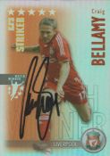 Craig Bellamy signed Shoot Out 2006-2007 Liverpool Trading Card. Good condition. All autographs come