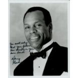 Danny Glover signed 10x8 inch vintage black and white photo inscribed "You must realise that your