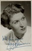 Joy Adamson signed 6x4inch black and white photo. Good condition. All autographs come with a