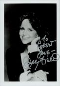 Sally Field signed 8x6inch black and white photo. Dedicated. Good condition. All autographs come