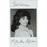 Nanette Newman signed 6x4 black and white photo. Good condition. All autographs come with a