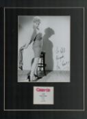 Liz Fraser signed 16x12 inch mounted black and white photo dedicated. Good condition. All autographs