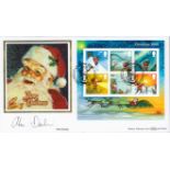 Alex Deaking signed Merry Christmas FDC Yule Tide Close London 2nd November 2004. Good condition.