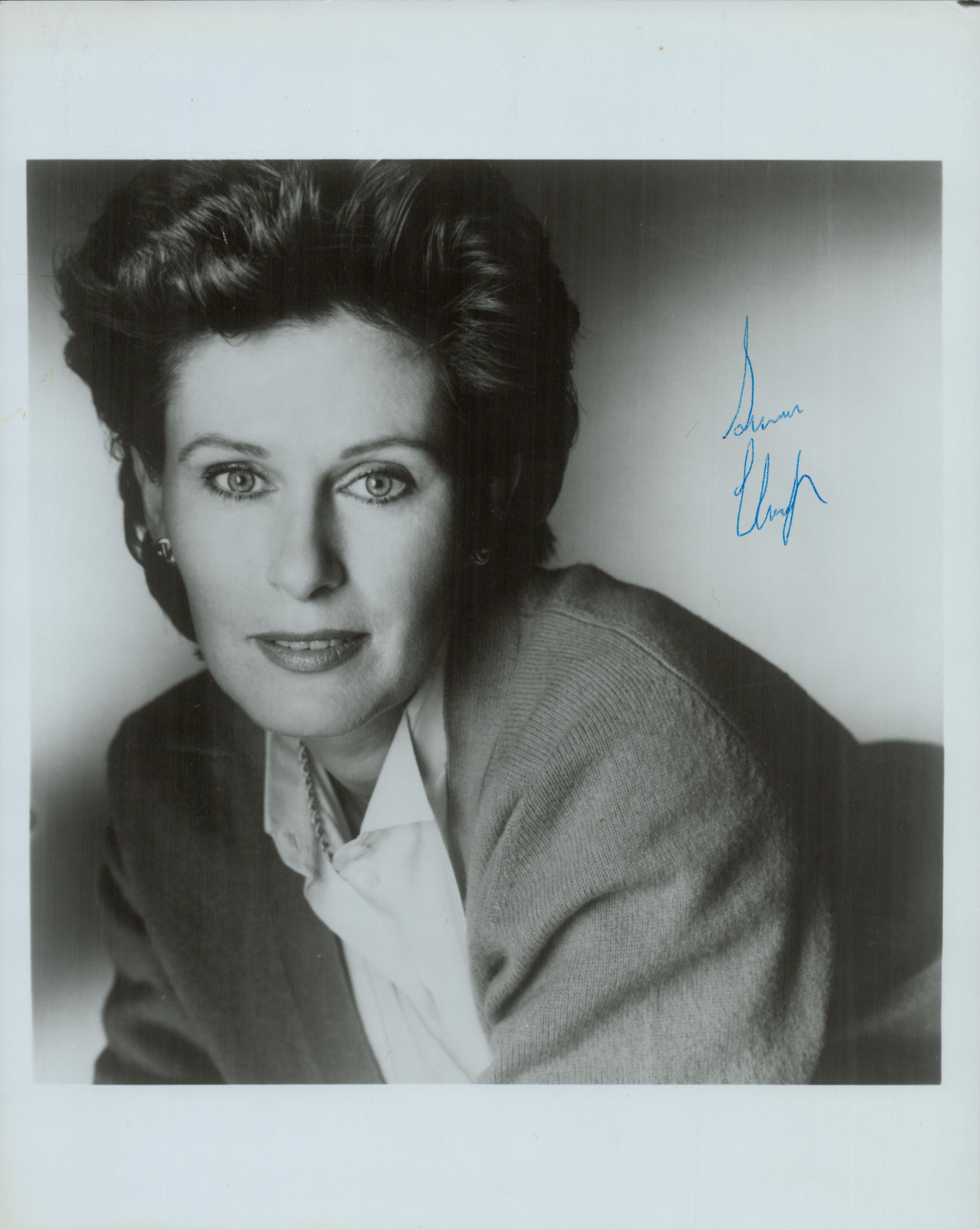 Susan Clark signed 10x8 inch black and white photo. Good condition. All autographs come with a