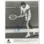 Jimmy Connors signed 10x8 inch black and white promo photo. Good condition. All autographs come with