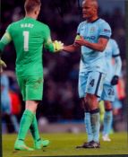 Joe Hart signed colour photo. Measures 7"x5" appx. Good condition. All autographs come with a