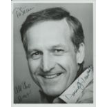 Daniel J Travanti signed 10x8 inch black and white photo dedicated. Good condition. All autographs