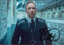 Stephen Graham signed colour photo from his role in Line of Duty crime drama series. Measures 7"x5"