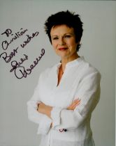 Julie Walters signed 10x8 inch colour photo dedicated. Good condition. All autographs come with a