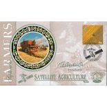 Timothy Bentinck signed Farmers Millenium Countdown Satellite Agriculture FDC Cirencester 7th