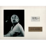 Lionel Jeffries 16x12 inch mounted signature piece includes signed white card and vintage black