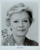 Jane Greer signed 10x8 inch black and white promo photo dedicated. Good condition. All autographs