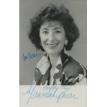 Maureen Lipman signed 6x4 inch black and white photo dedicated. Good condition. All autographs