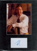 Tim Allen framed signature piece with colour photo. Measures 12"x16" appx. Good condition. All