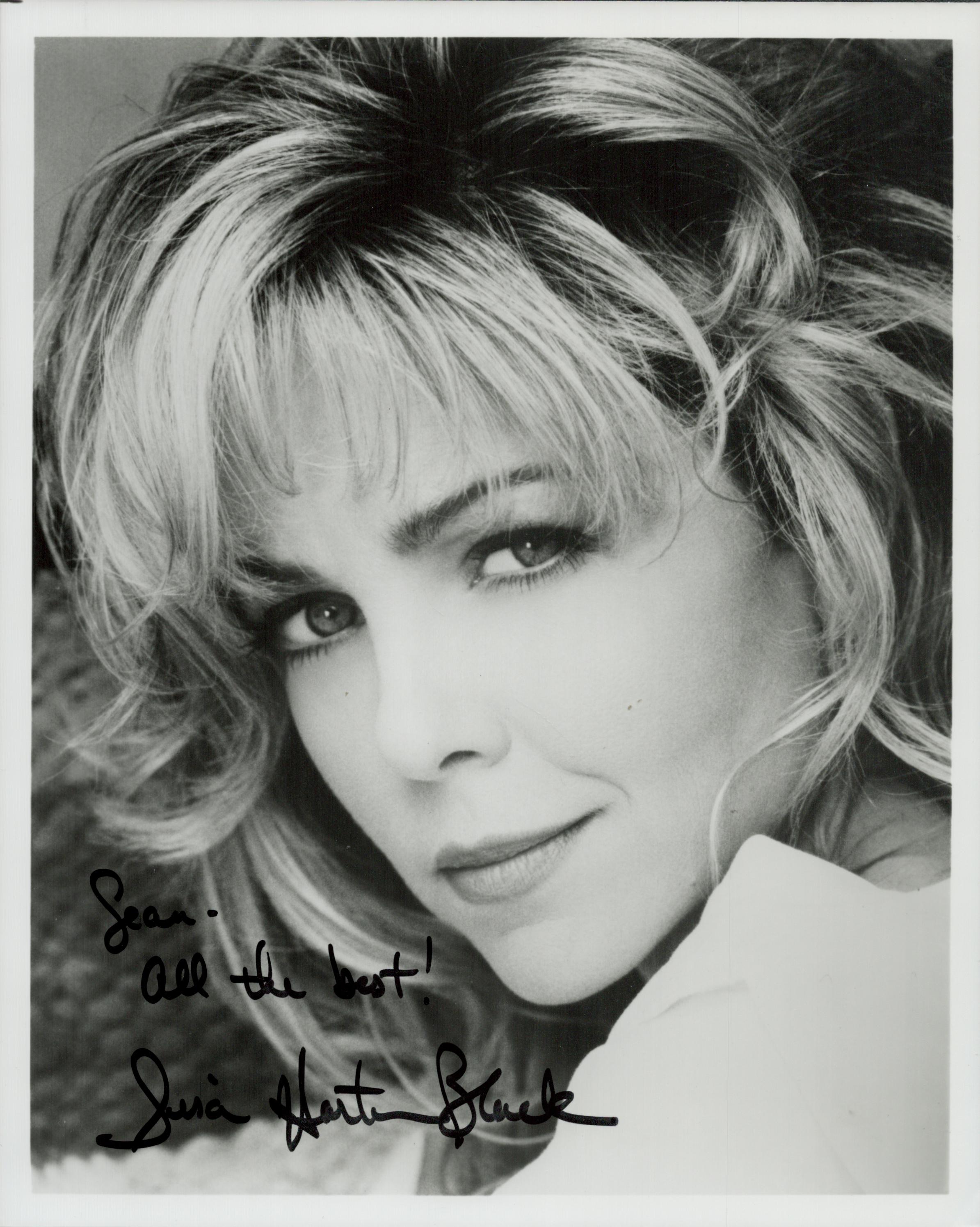 Lisa Hartman Black signed 10x8 inch black and white photo. Good condition. All autographs come