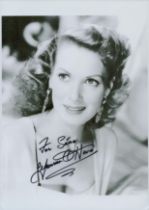 Maureen O'Hara signed 12x8 inch black and white photo. Good condition. All autographs come with a