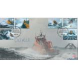 Donald Macleod signed RNLI FDC. 13/3/08 Isle of Barra postmark. Good condition. All autographs