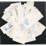 Sport Collection 25, assorted pages signatures includes Bobby Charlton, Brian Clough, Dwight