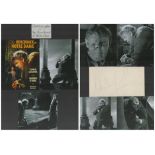 Charles Laughton Signature include signed white card plus 6 black and white photos plus 1 colour