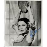 Claire Bloom signed black & white photo 10x8 Inch. An English actress. She is known for leading