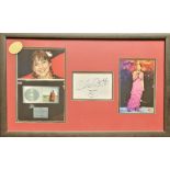 Signed Framed colour Photo of Charlotte Church Autograph is written in pen.3 Photos of Charlotte