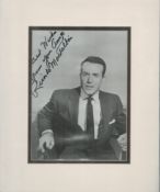 Ricardo Montalban signed 13"x11" black and white mount. Good condition. All autographs come with a