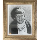 John Leyton signed 12x10 inch overall framed black and white photo. Good condition. All autographs